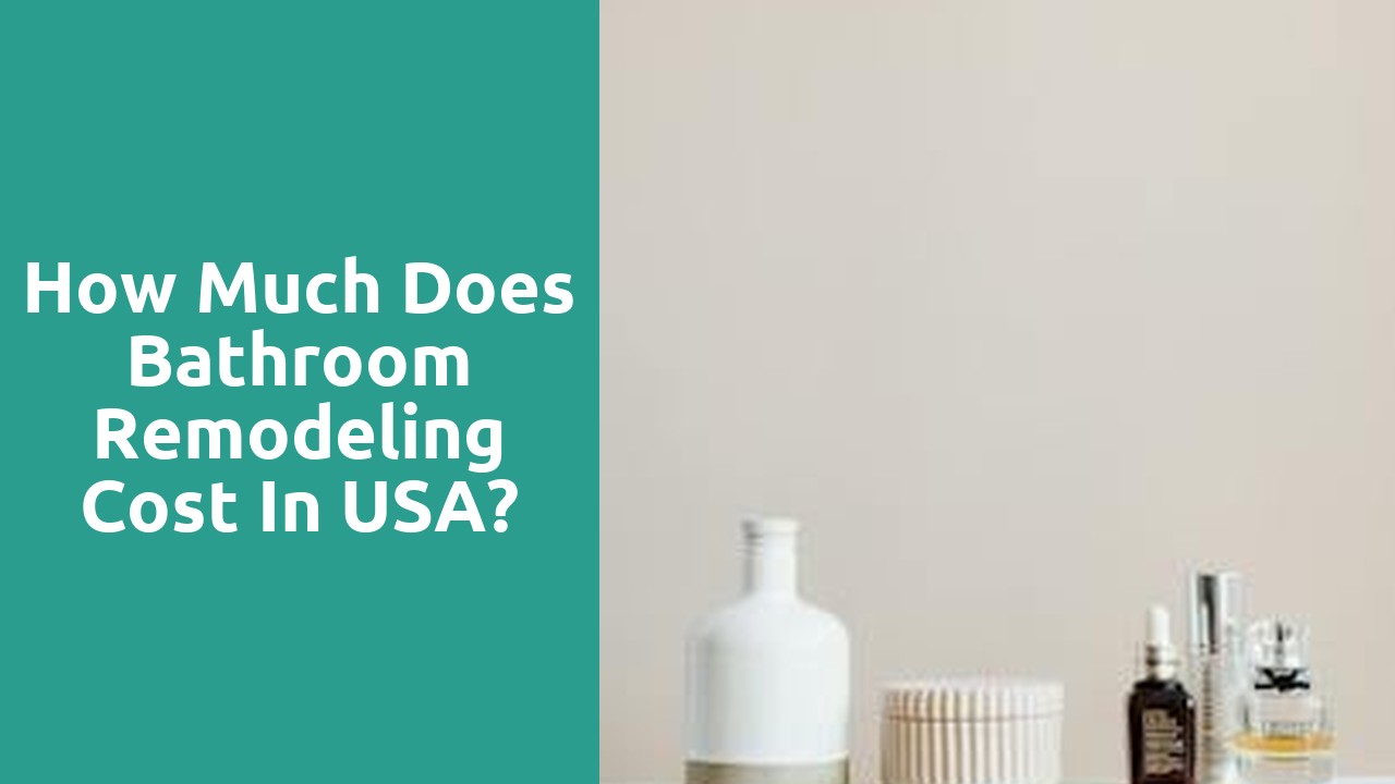 How much does bathroom remodeling cost in USA?