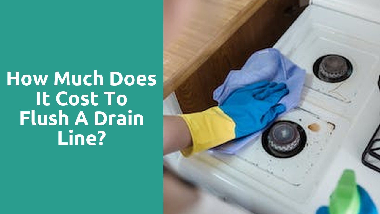 How much does it cost to flush a drain line?