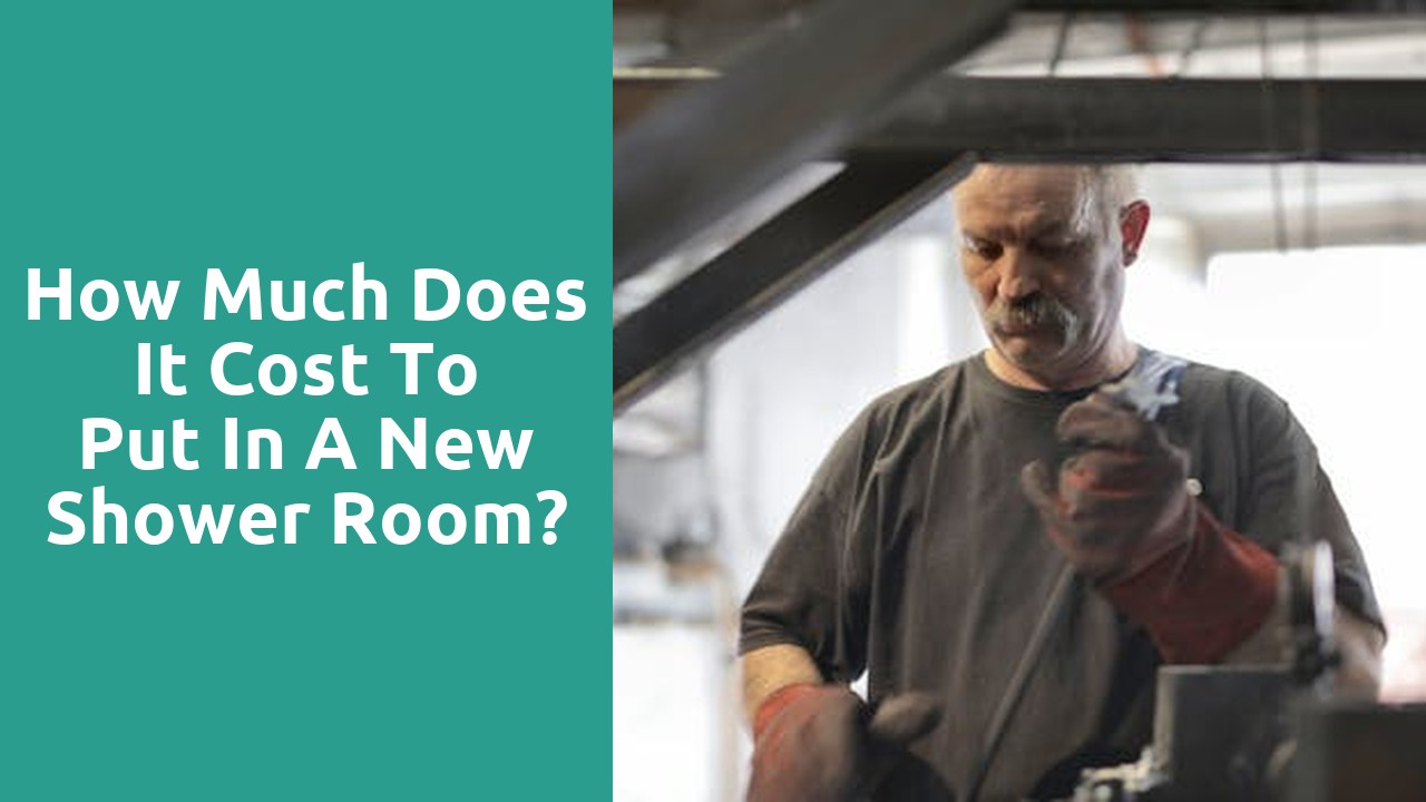 How much does it cost to put in a new shower room?