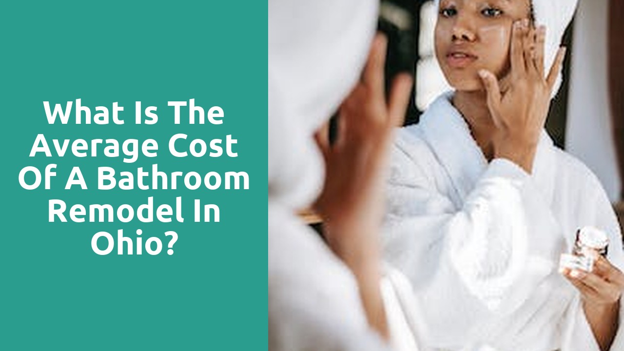 What is the average cost of a bathroom remodel in Ohio?