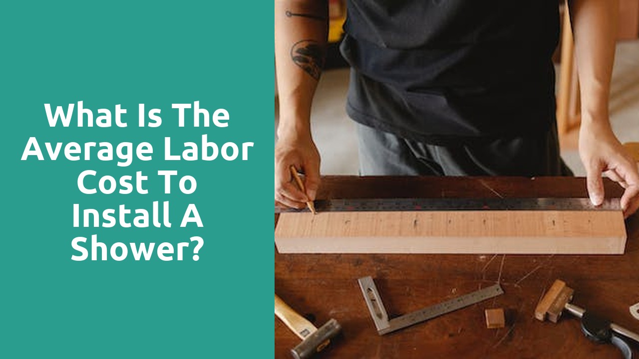 What is the average labor cost to install a shower?