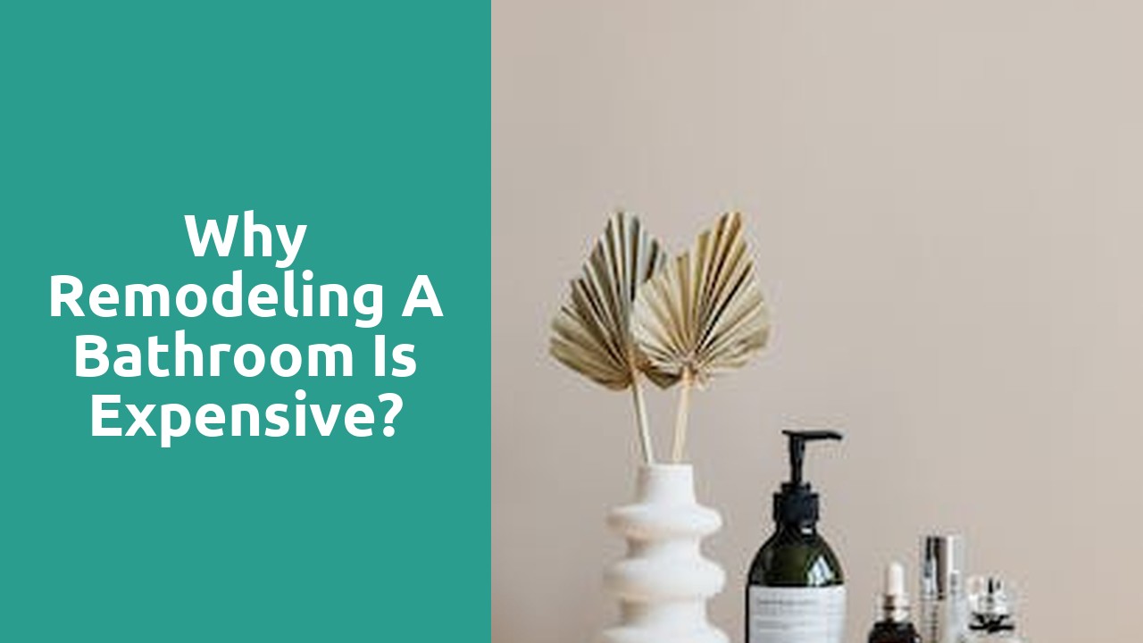 Why remodeling a bathroom is expensive?